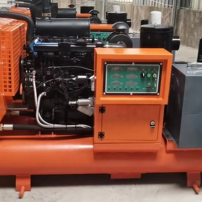 Airstone 185 CFM Heavy Duty Direct Driven Skid Mounted Diesel EnginePortable Screw Air Compressor — image 4
