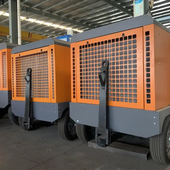 Airstone ASCY5/8 185 Cfm 150 psi Portable Screw air Compressor Yuchai diesel Engine 41 KW for Sandblasting — image 3