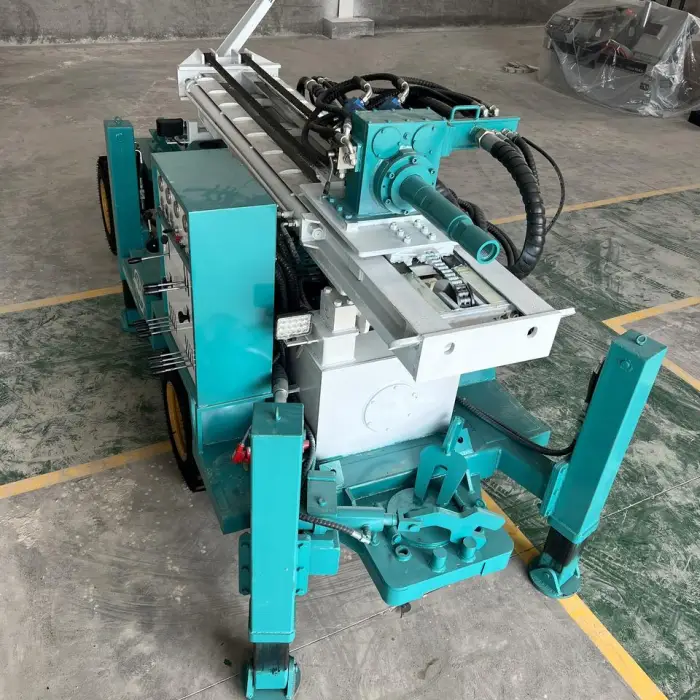 Hot Sale Small Portable Hydraulic Tractor Mounted Mine Water Well Drilling Rigs Machine — image 6