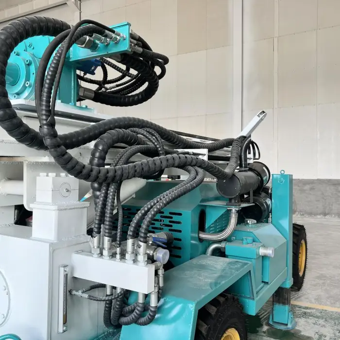 Hot Sale Small Portable Hydraulic Tractor Mounted Mine Water Well Drilling Rigs Machine — image 7