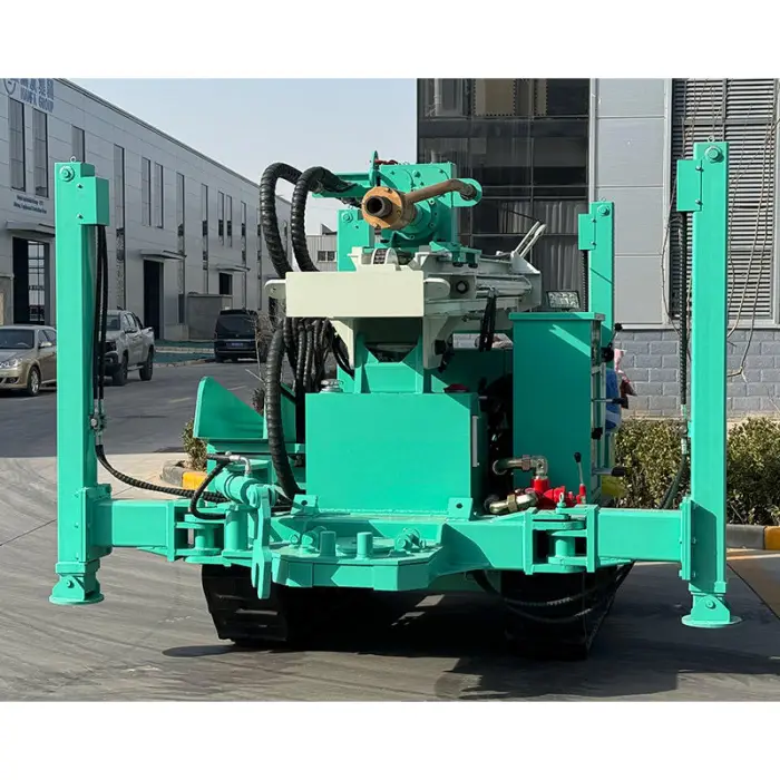 HANFA Factory Hydraulic Drilling Rig 100m 200m 300m 400m Crawler Water Well Drilling Rig for Sale — image 6