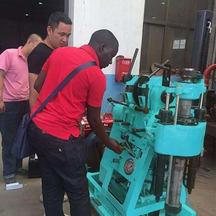 2025 New Arrived HF200 Hydraulic Mounted Water Well Drilling Rig Portable Pneumatic Borehole Well Drilling Machine — image 5