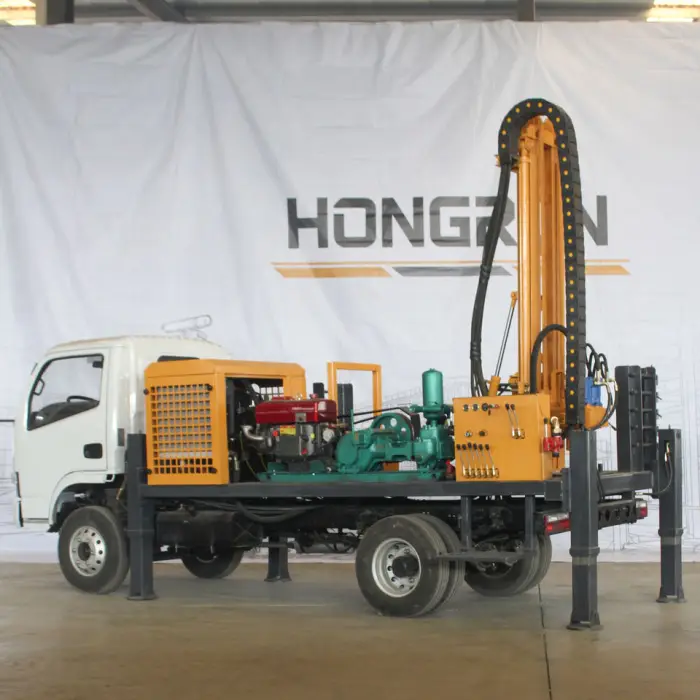 HRT-300 Truck-Mounted Water Well Drilling Rig: Professional Heavy-Duty Drilling Machine High Safety Level — image 6