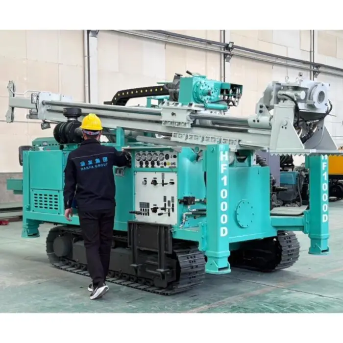 Professional HF1000D Full Hydraulic Core Drilling Rig for Mining Exploration & Geotechnical Surveys — image 3