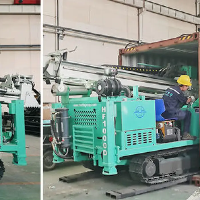 100M 150M Depth Fully Automatic Wheels Hydraulic Water Well Drilling Machines for Core Drill Rig Household Well Equipments — image 7