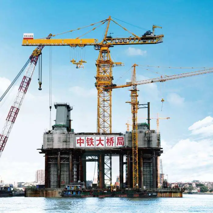 High Quality Zoomlion T6013-8 60m 8 Ton Flat Top Climbing Tower Crane — image 5