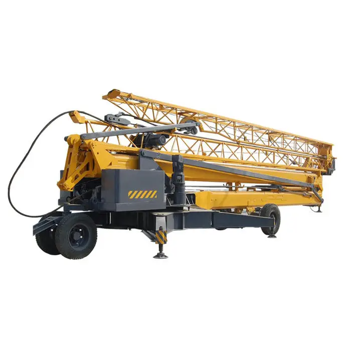 China New TCK-40 4 Ton Electric Self Erect Travelling Tower Crane Price for Sale — image 2
