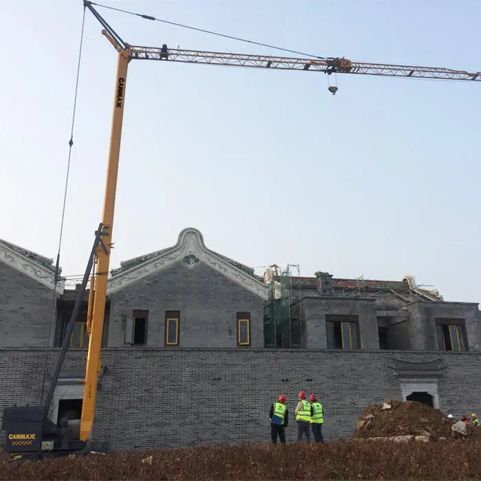 China New TCK-40 4 Ton Electric Self Erect Travelling Tower Crane Price for Sale — image 4