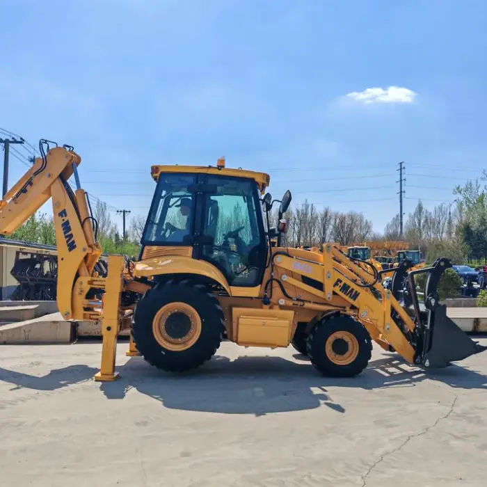 Earthmoving Machinery New Backhoe Loader FMAN FM415 1.5ton for Sale — image 3
