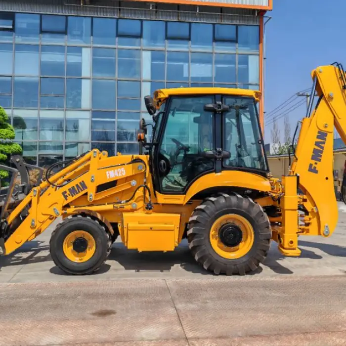 Earthmoving Machinery New Backhoe Loader FMAN FM415 1.5ton for Sale — image 4