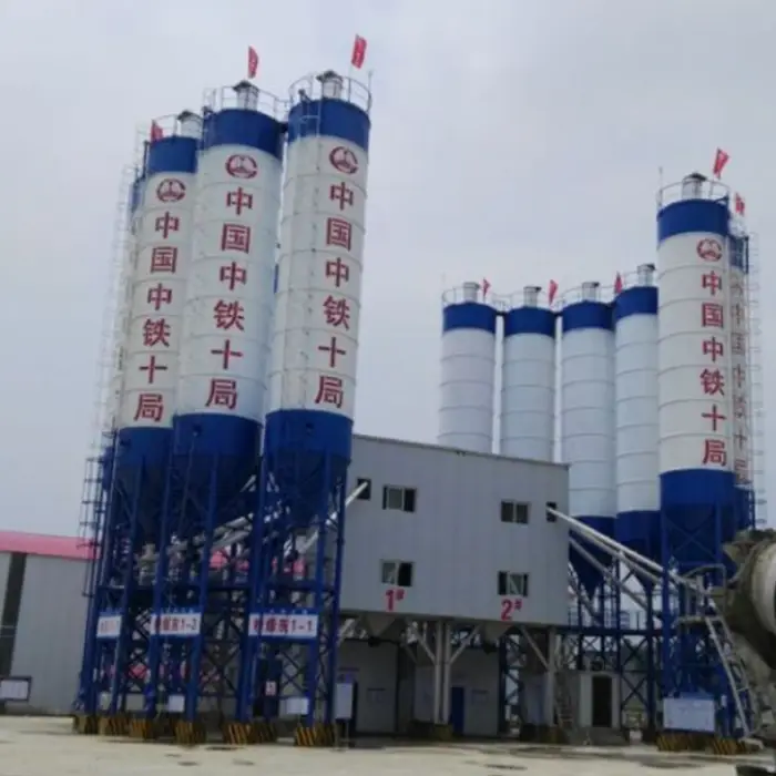 China Brand Concrete Machinery Concrete Batch Plant HZS270V 270m3/h for Sale — image 2