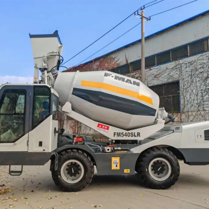 FM530SLR 3m3 FMAN Self Loading Concrete Mixer Truck for Sale — image 4