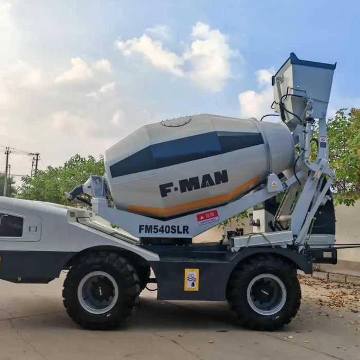 FMAN 4m3 FM540SLR Self Loading Concrete Mixer Truck for Sale — image 6