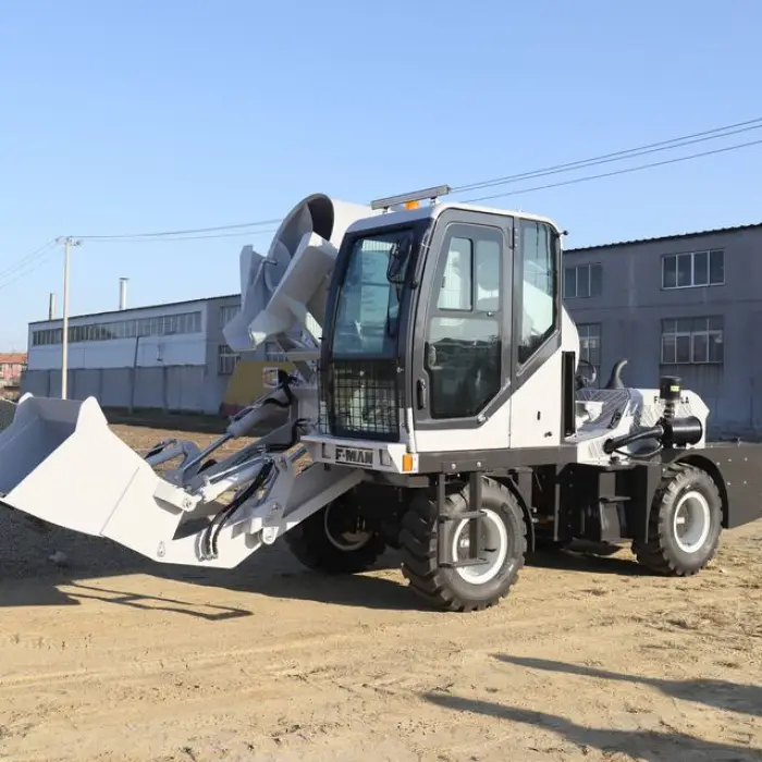 Self Loading Concrete Mixer Truck FMAN 3.5 Cubic FM535SLA for Sale — image 5
