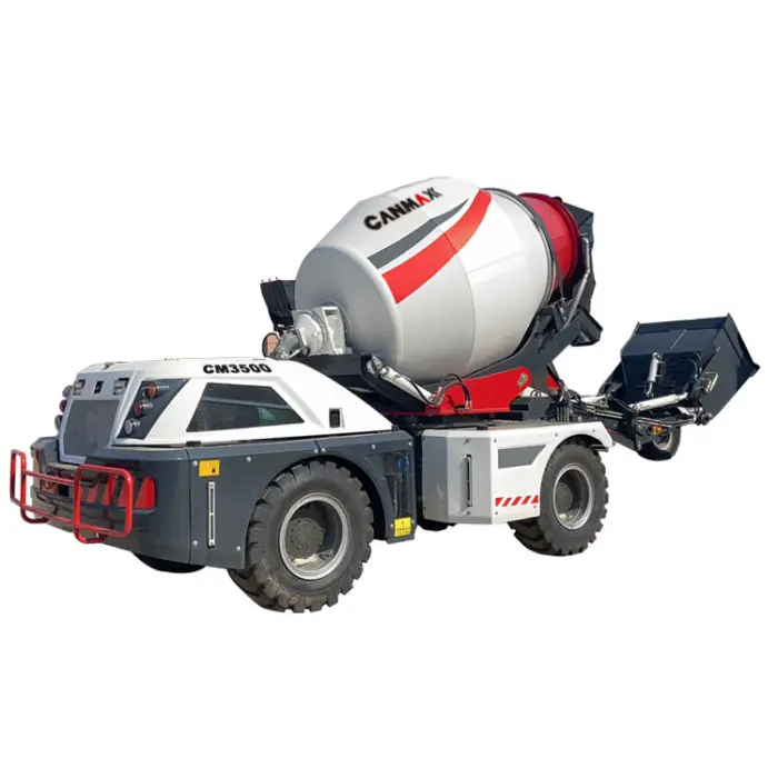 Factory Price for Sale CM3500 3.5m3 Small Articulated Self Loading Concrete Mixer Truck with Engine Core Component — image 2