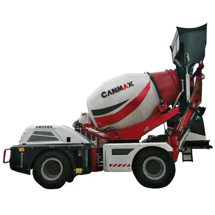 Factory Price for Sale CM3500 3.5m3 Small Articulated Self Loading Concrete Mixer Truck with Engine Core Component — image 3