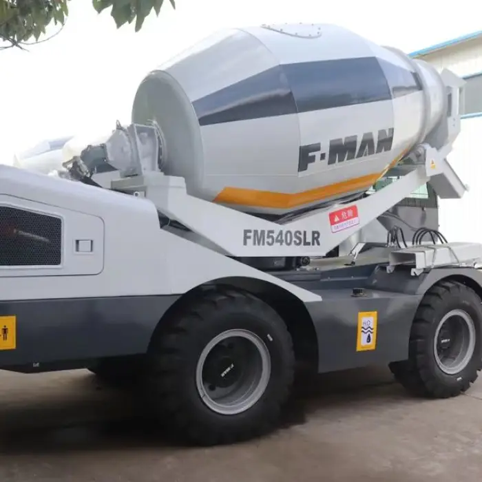 High Performance FMAN 4 Cubic FM540SLR Self Loading Concrete Mixer Truck for Sale — image 2