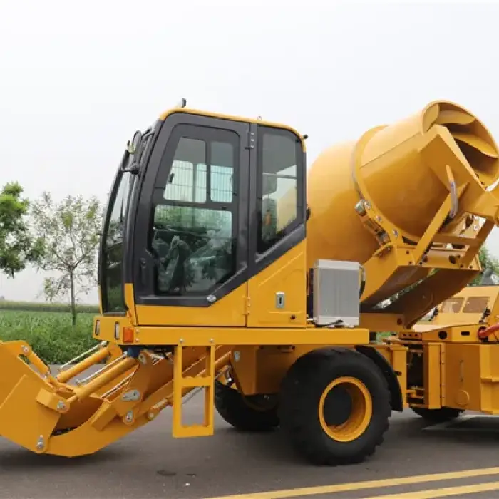 XCM-G SLM3500S 3.5 Cubic Self-Loading Concrete Mixer Machine with Core Engine Component — image 5