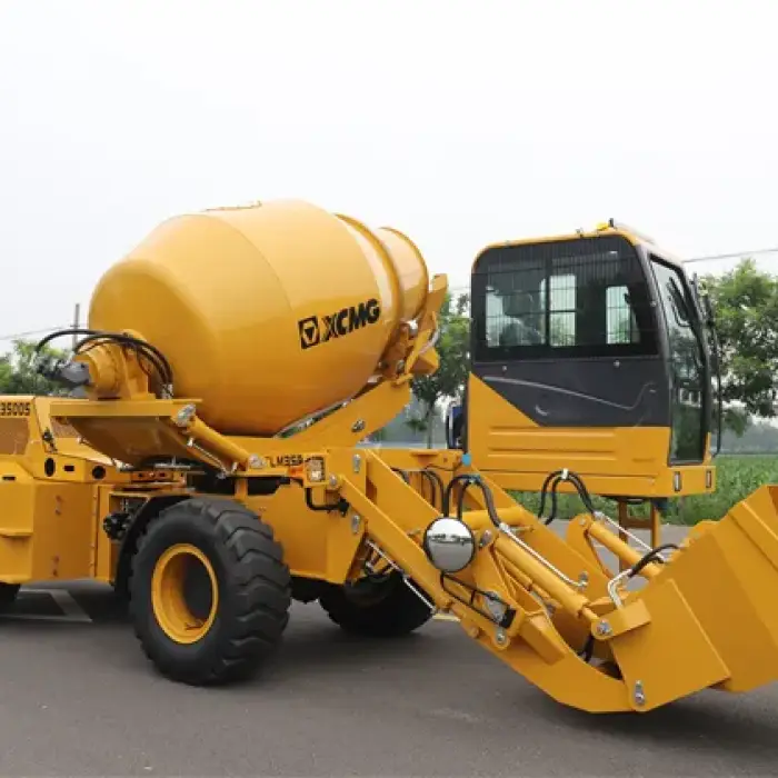 XCM-G SLM3500S 3.5 Cubic Self-Loading Concrete Mixer Machine with Core Engine Component — image 6