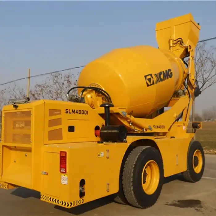 XCM-G Official SLM4000S 4m3 Self Loading Concrete Mixer Hot Sale — image 5