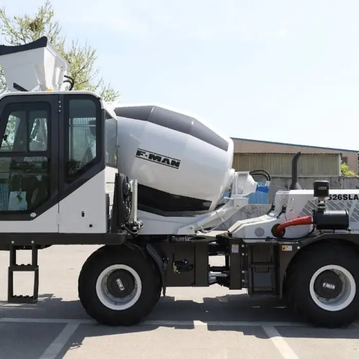 FMAN 2.6 Cubic FM526SLA Self Loading Concrete Mixer Truck for Sale — image 2