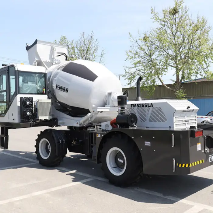 FMAN 2.6 Cubic FM526SLA Self Loading Concrete Mixer Truck for Sale — image 3