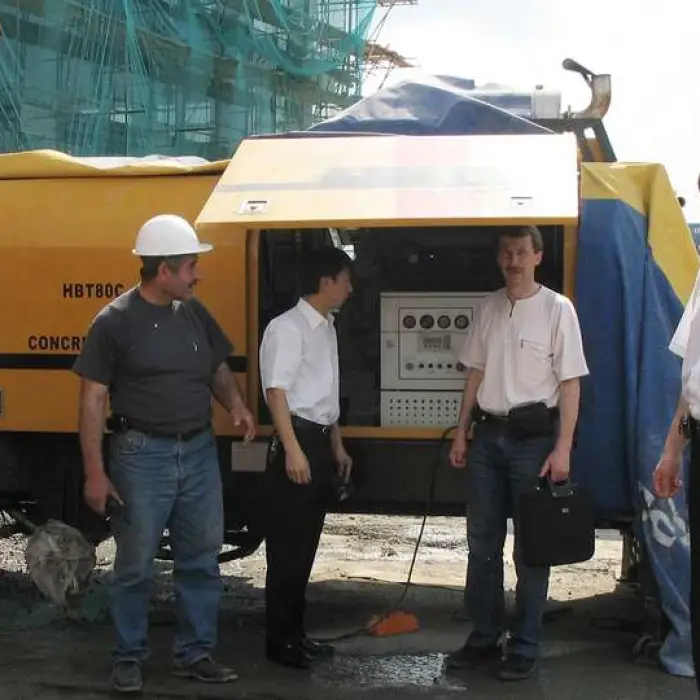 Concrete Machinery Trailer Pump HBT8018C-5S(T3) 85m3/h Max Output Quantity — image 4