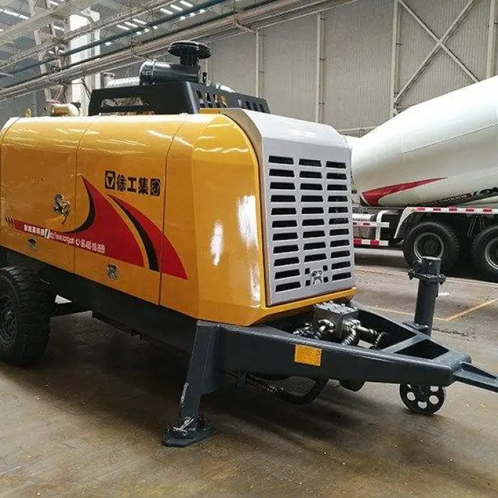 Xuzhou XCM G HBT5008V Schwing Mounted Trailer Concrete Pumps Made in China High Quality Engine Core Competitive Price for Sale — image 3