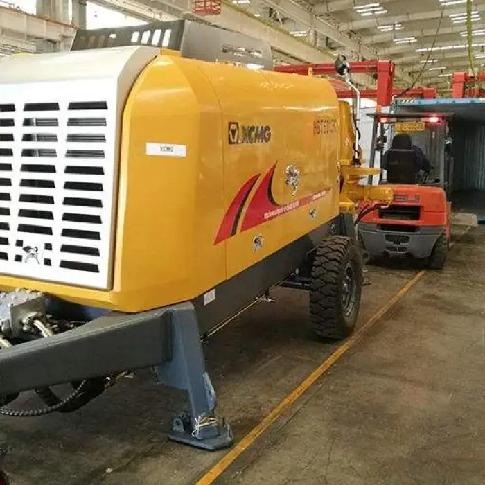 Xuzhou XCM G HBT5008V Schwing Mounted Trailer Concrete Pumps Made in China High Quality Engine Core Competitive Price for Sale — image 5