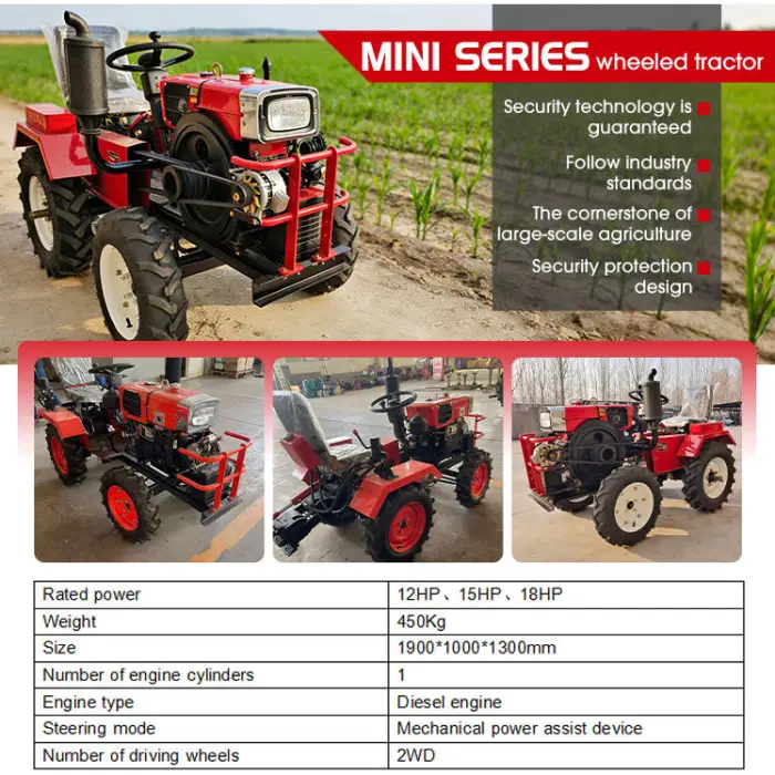 22hp Mini Tractor Stable Performance Suitable for South American Small Orchard Fertilization Work — image 6