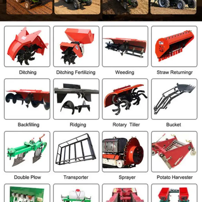 22hp Mini Tractor Stable Performance Suitable for South American Small Orchard Fertilization Work — image 7