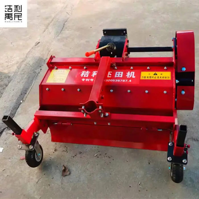 Hand-held Tractor Agricultural Straw Returning Machine Weeds Grass Shredder Wheat Stubble Crusher — image 3