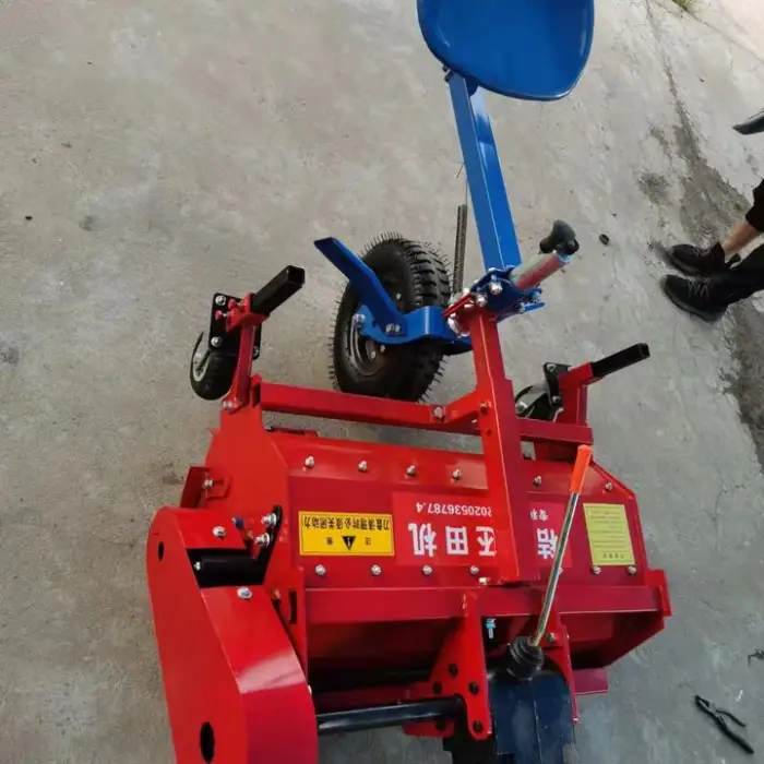 Hand-held Tractor Agricultural Straw Returning Machine Weeds Grass Shredder Wheat Stubble Crusher — image 5