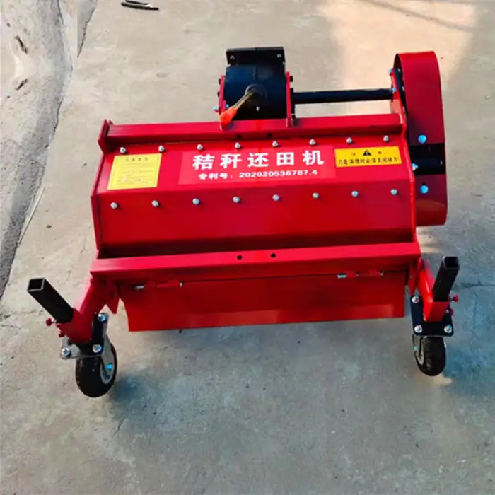 Hand-held Tractor Agricultural Straw Returning Machine Weeds Grass Shredder Wheat Stubble Crusher — image 7