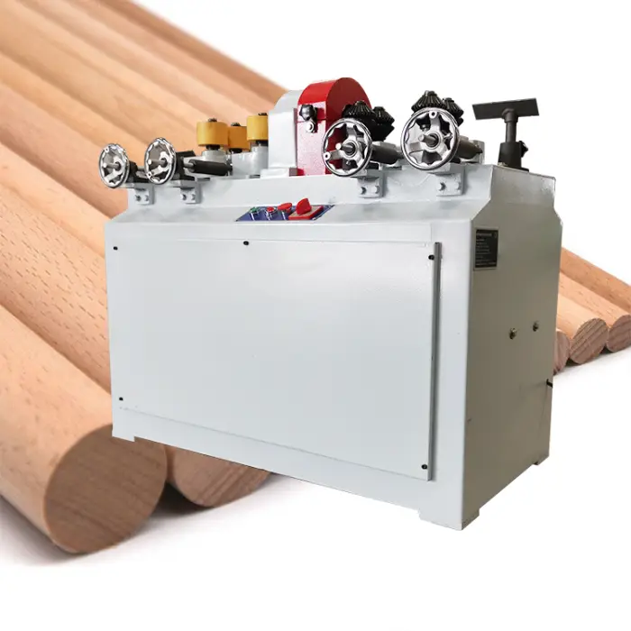 Wooden Round Broom Stick Making Machine Making Wooden Stick Broom Handle Machine for Mop — image 3
