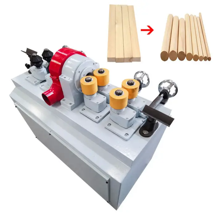 Wooden Round Broom Stick Making Machine Making Wooden Stick Broom Handle Machine for Mop — image 5