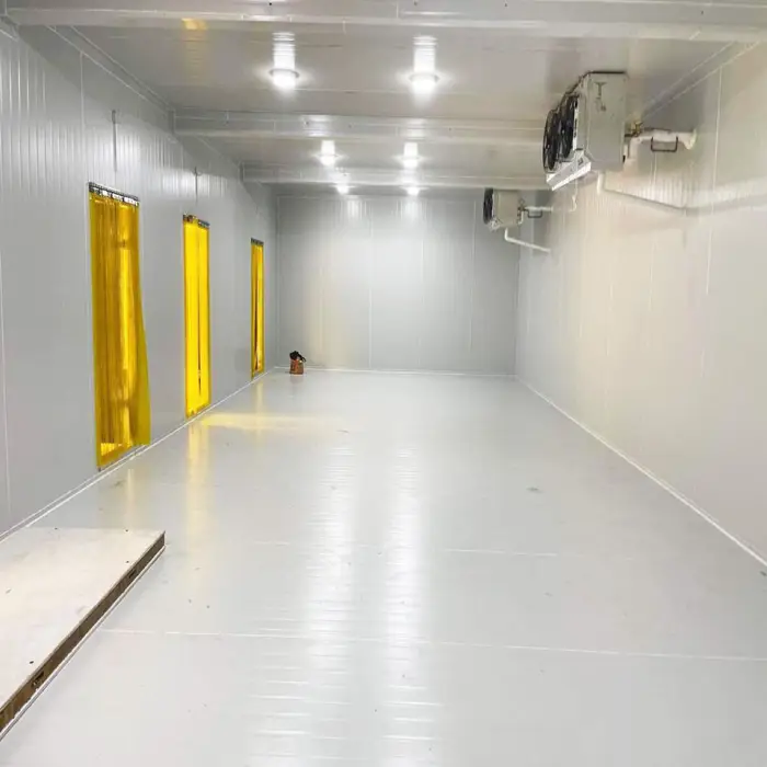 Positive 0~5 Degrees Centigrade Eco-Friendly Frascold Cold Room Storage Walk in Chiller for Preservation Fruits Vegetables — image 5