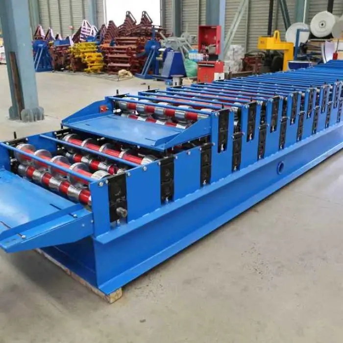 PLC Automatic Double Layer Roll Forming Machine 840 900 IBR Corrugated Roof Sheet Making Machine — image 7