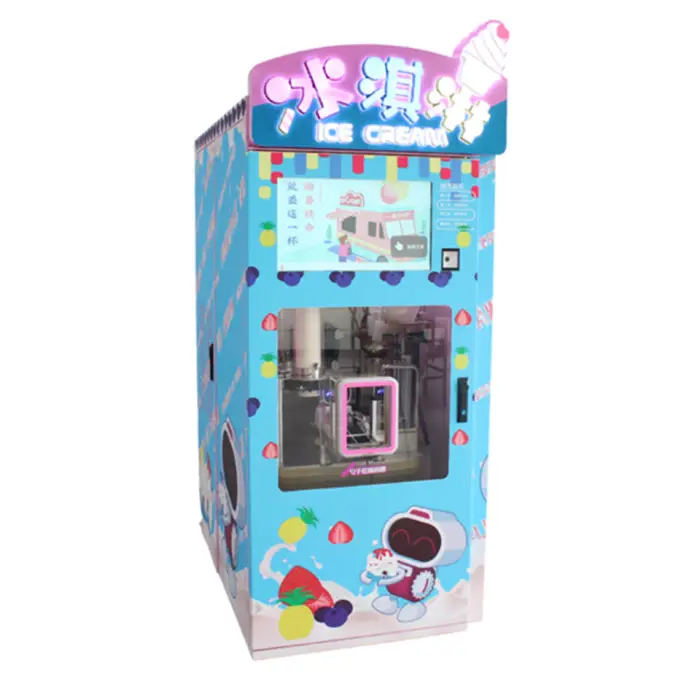 Fully Automatic Soft Serve Ice Cream Vending Machine Commercial Self-Service Maker New Milk & Water Based Long Service Life — image 5