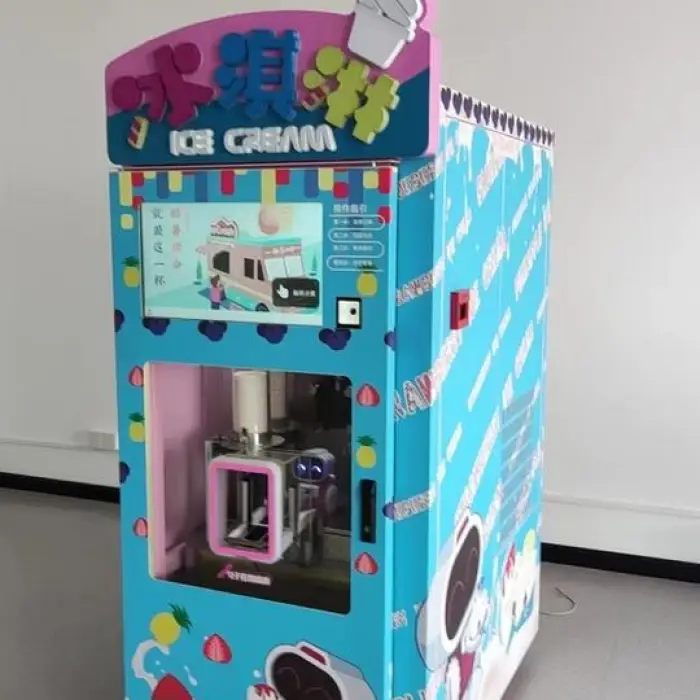 Fully Automatic Soft Serve Ice Cream Vending Machine Commercial Self-Service Maker New Milk & Water Based Long Service Life — image 6