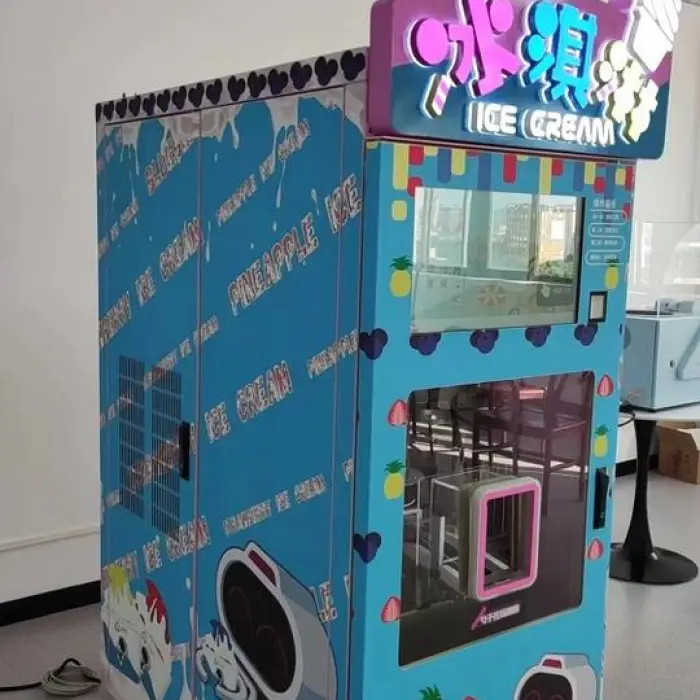 Fully Automatic Soft Serve Ice Cream Vending Machine Commercial Self-Service Maker New Milk & Water Based Long Service Life — image 7