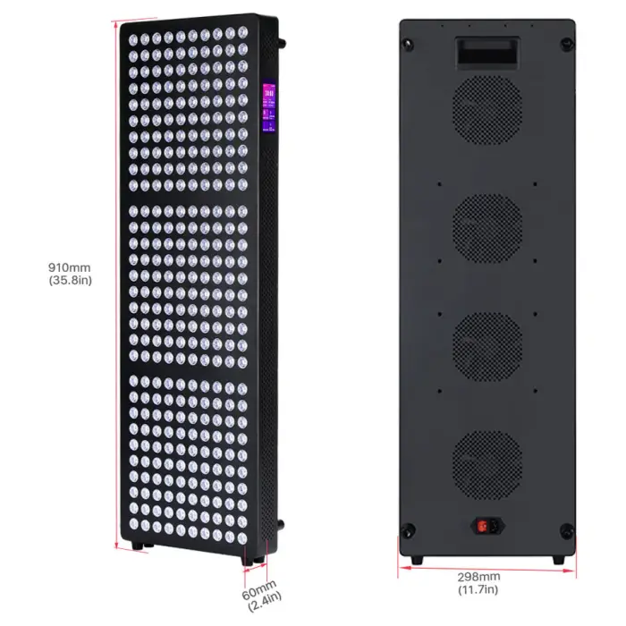 Azure 1500W/1000W Full Body Lamp PDT Machine Touch Screen Standing Infared Device Red Light Therapy Panel OEM ODM Back Pain — image 5