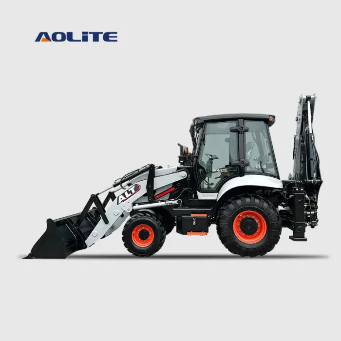 AOLITE CE EURO 5 EPA4 China Mini Small Backhoe Loader With Price Front End Backhoe Loader ALT Earth Moving for Sale — image 3
