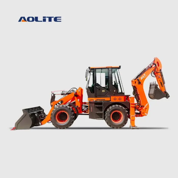 AOLITE CE EURO 5 EPA4 China Mini Small Backhoe Loader With Price Front End Backhoe Loader ALT Earth Moving for Sale — image 4
