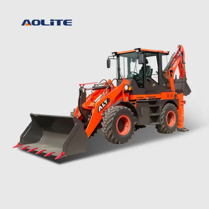 AOLITE CE EURO 5 EPA4 China Mini Small Backhoe Loader With Price Front End Backhoe Loader ALT Earth Moving for Sale — image 5