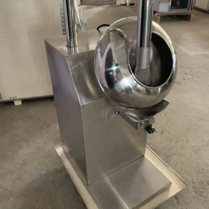 Sugar Chocolate Coated peanuts Machine Small Candy Coating Pan — image 4