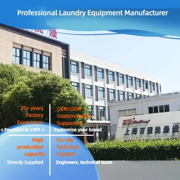 New Hot Sale Large Capacity Automatic Industrial Washing Machine 130kg Textile Stainless Steel Simple Operation High Efficiency — image 5
