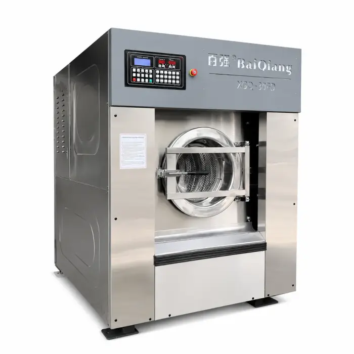 High Performance Commercial Token Laundry Machine Acid Suit Washing Machines Industrial Washer Dryer for Hotel Hospital Use — image 3