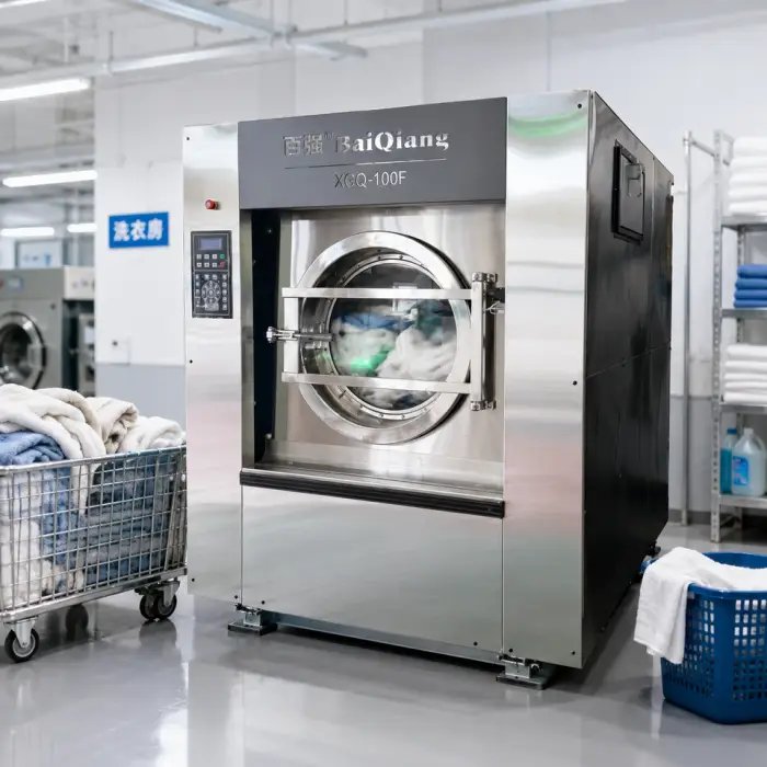 Hot Laundry Washer Extractor 25kg 50kg 100kg Commercial Washing Machine Lavadora Y Secadora Industrial — image 3