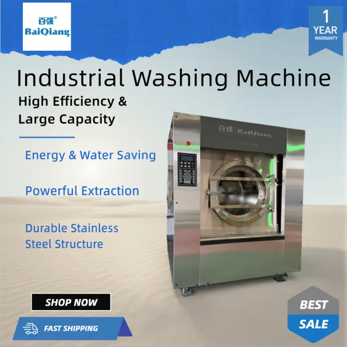 High Quality Commercial Laundry Equipment Automatic Hotel Washing Machines and Dryer for Laundry Lavadora Con Secadora — image 3